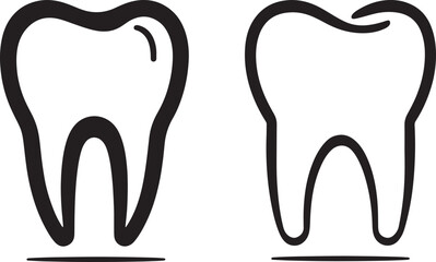 Medical dental Teeth and instrument  illustration vector art file