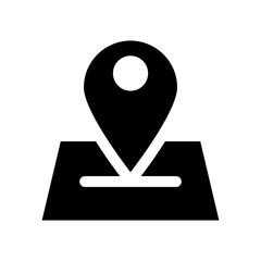 Map, location icon vector illustration graphic design