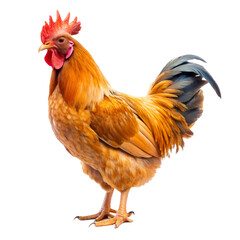 Fototapeta premium Png rooster isolated on white