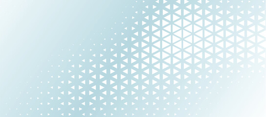 Abstract triangle pattern banner