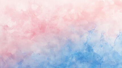 Light pastel watercolor wash background soft pink and blue blend