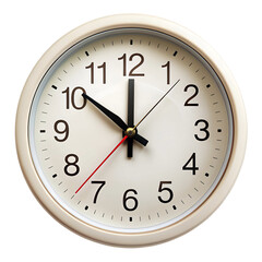 Png clock isolated on white