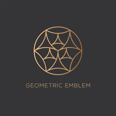 Geometric emblem