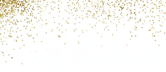 gold sparkling abstract illustration on white background
