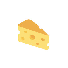 Cute Cheese  Drawing. Cheese Illustration.