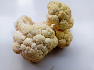 Cauliflower isolated on white background