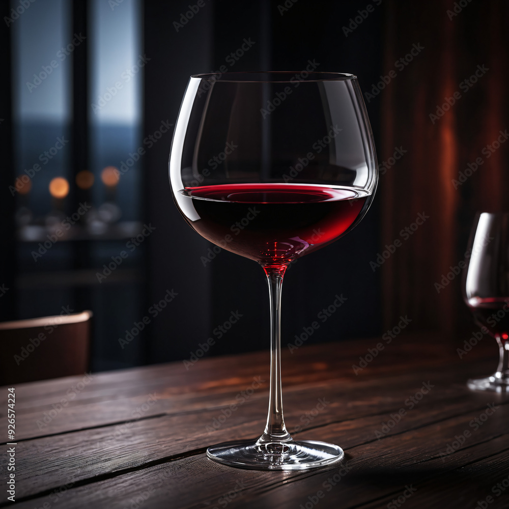 Wall mural Wine Glass