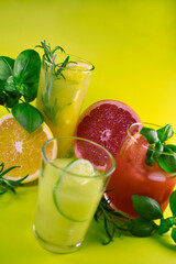 Refreshments. Citrus. Oranges, grapefruit, lemon.
Alcoholic and non-alcoholic cocktails.