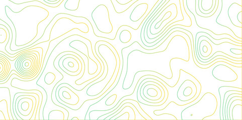 Abstract white background with colorful gradient Topographic line map pattern. Contour elevation topographic and textured Background Modern design with White background with topographic wavy pattern..