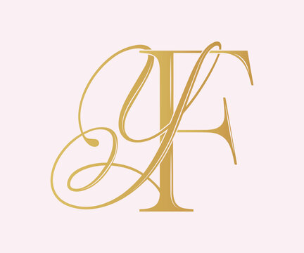 YF,FY, logo YF, Letter YF,monogram YF, vector, logo, Wedding Monogram Initials, Wedding Logo, Wedding Monogram,Logo Design