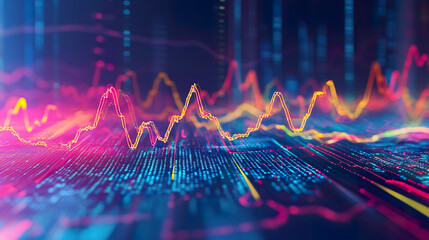 Abstract Data Visualization with Financial Graphs