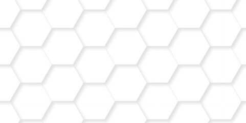 White Hexagonal Background. Luxury White Pattern. Vector Illustration. 3D Futuristic abstract honeycomb mosaic white background. geometric mesh cell texture. modern futuristic wallpaper.