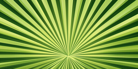 Obraz premium Abstract Green Geometric Background with Radiating Lines in a Retro Style Design