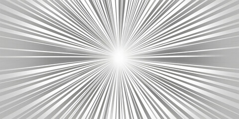 Fototapeta premium “Abstract Radiating Light Burst Effect with Gray Striped Background for Modern Digital Designs”