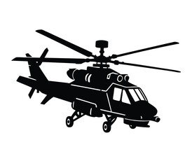 Helicopters E.G  UH-60 Black Hawk-Combat-military-helicopter--powerful-heavy-equipment