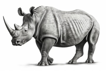 Obraz premium Astrapotherium magnum in full growth. Generate Ai