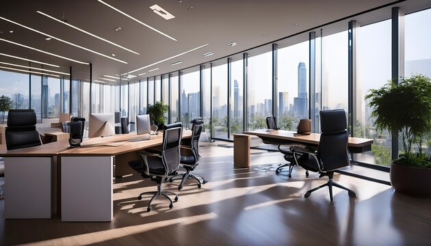 Showcase your business in style with stunning interior photos of an executive office that exudes success and professionalism.