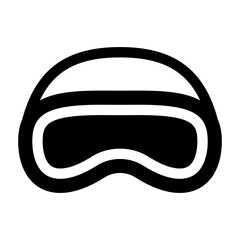 Goggles icon vector illustration graphic design