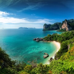 Fototapeta premium Thailand's East Coast offers unforgettable vacations. Explore pristine beaches, immerse in local culture, and savor delicious seafood.