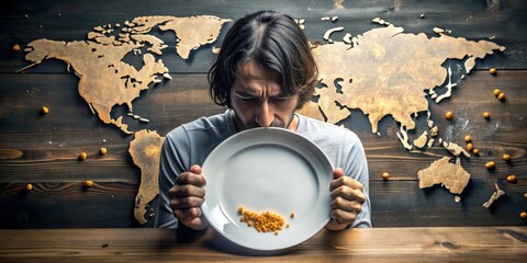 A stock photo illustrating the global hunger issue