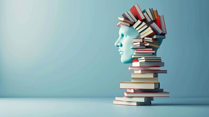 Abstract background. Conceptual framework for World Day of Education, Knowledge, Learning and Philosophy with space for text or promotional content.