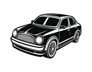 car silhouette vector illustration