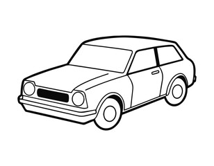 line art of a car