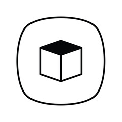 object glyph icon with white background vector stock illustration