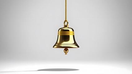 Obraz premium The golden bell has a yellow stripe.