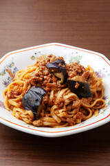 麻婆茄子麺