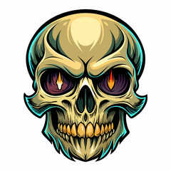 Day of the Dead celebration Sugar Skull vector illustration 