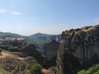 view of the mountains