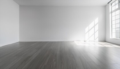 light background indoor blank modern floor mockup room wall interior minimal architecture. Generative AI.