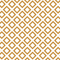 Golden seamless square pattern.