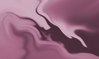 Abstract Flowing Waves in Soft Pink Hues