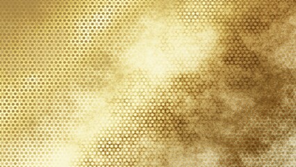 金色の和柄模様・背景