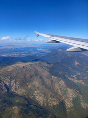 view from airplane window