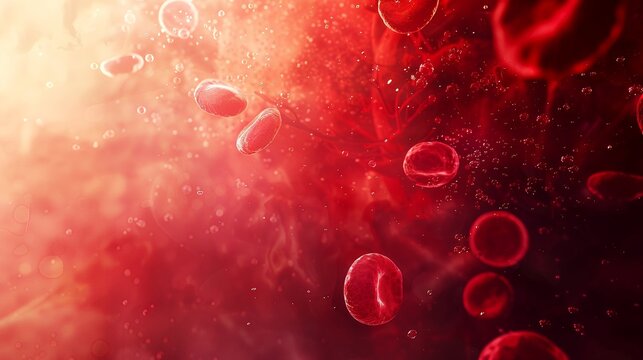 Red blood cells medical design, medical background