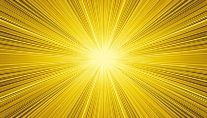 Obraz premium Yellow abstract comic ray light background radial burst banner sun illustration explosion