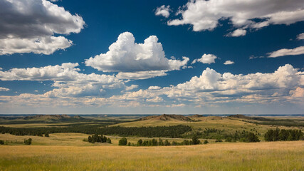 Fototapeta premium Beautiful South Dakota Countryside 