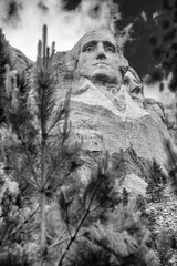 Mount Rushmore National Memorial, South Dakota. View on a sunny summer day