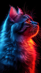 Obraz premium Cat screensaver