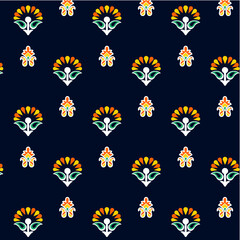 seamless background with flowers