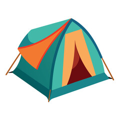 Tent Vector Design Illustration