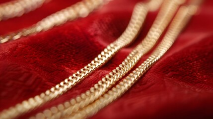 Fototapeta premium golden chains