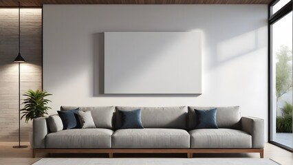 Fototapeta premium modern living room with sofa