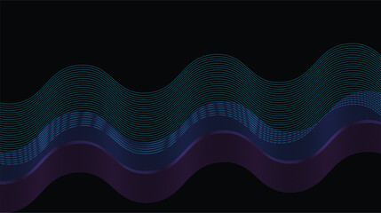 Abstract purple wave vector background for cards or wallpaper