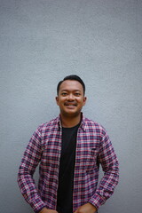 Obraz premium A portrait of a Southeast Asian man.