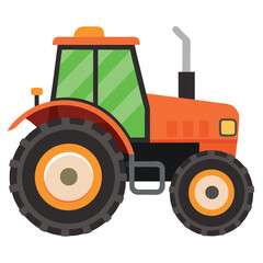Obraz premium Tractor Vector Design Illustration
