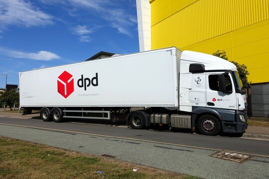 DPD Mercedes-Benz Axor 1840 truck